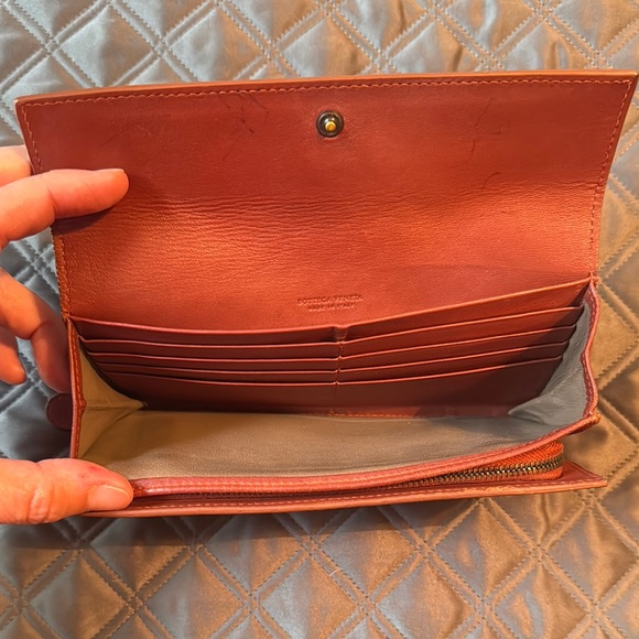 Bottega Veneta Brown Woven Clutch w COA - Picture 7 of 10